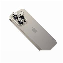 Ochranná skla čoček fotoaparátů FIXED Camera Glass pro Apple iPhone 16 Pro/16 Pro Max, zlatá