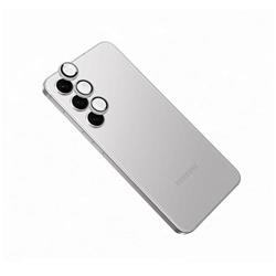 Ochranná skla čoček fotoaparátů FIXED Camera Glass pro Samsung Galaxy S24+, stříbrná
