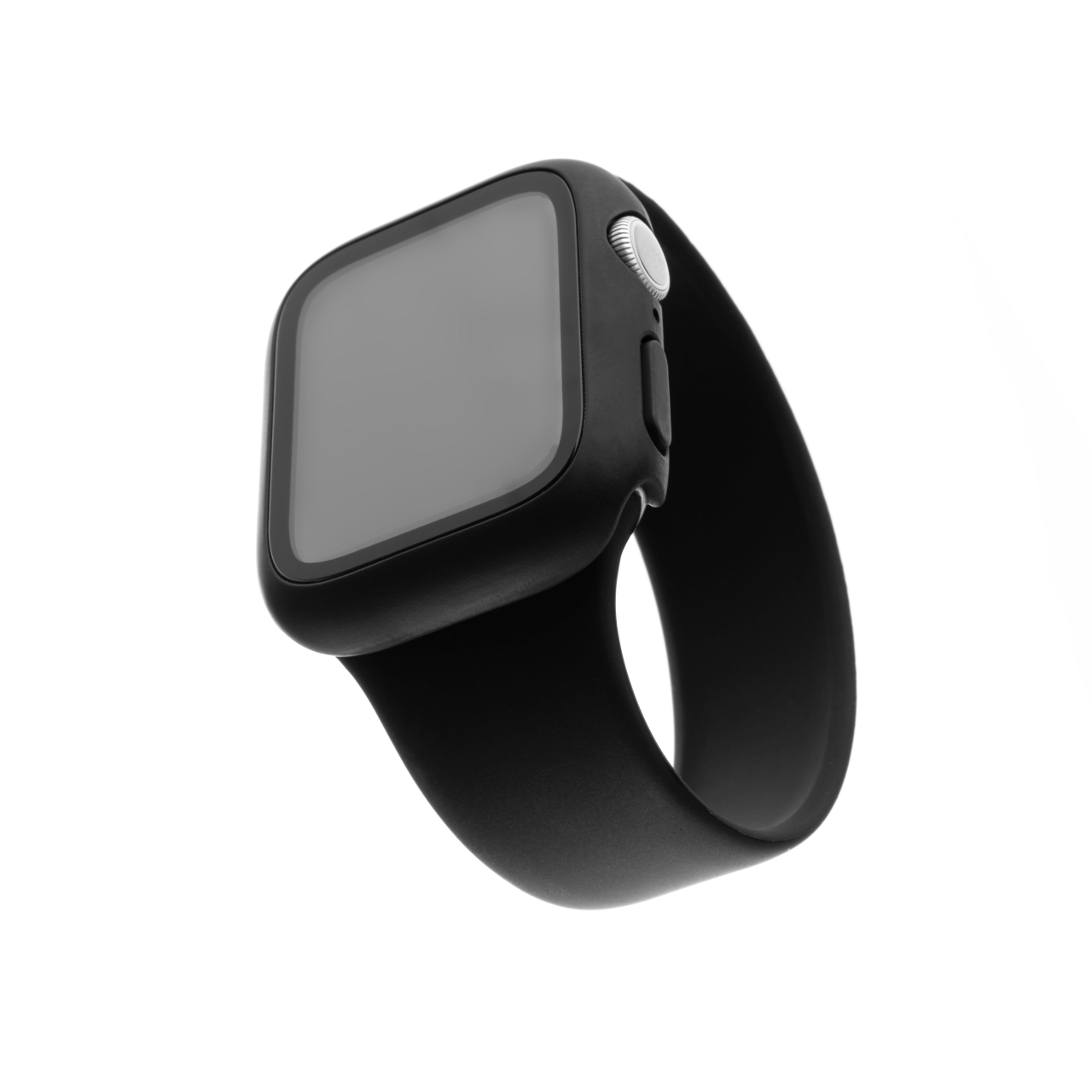 Ochranné pouzdro FIXED Pure+ s temperovaným sklem pro Apple Watch 40mm, černé