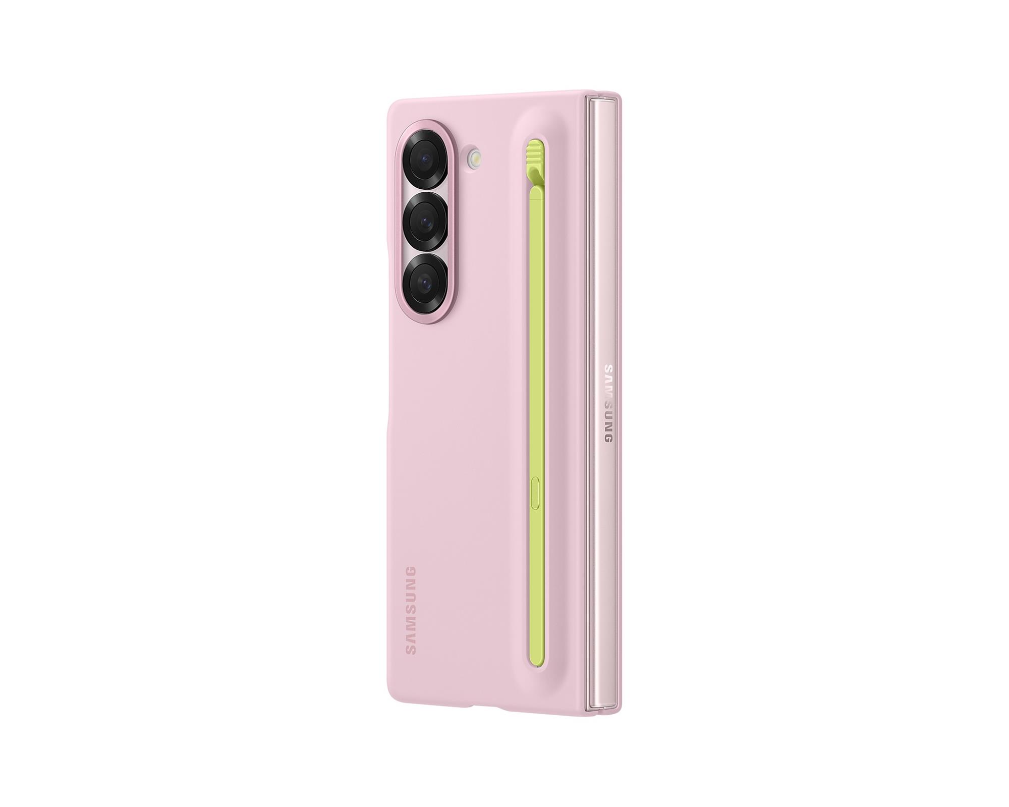 Ochranné puzdro Samsung s perom S Pen pre Z Fold6 ružové