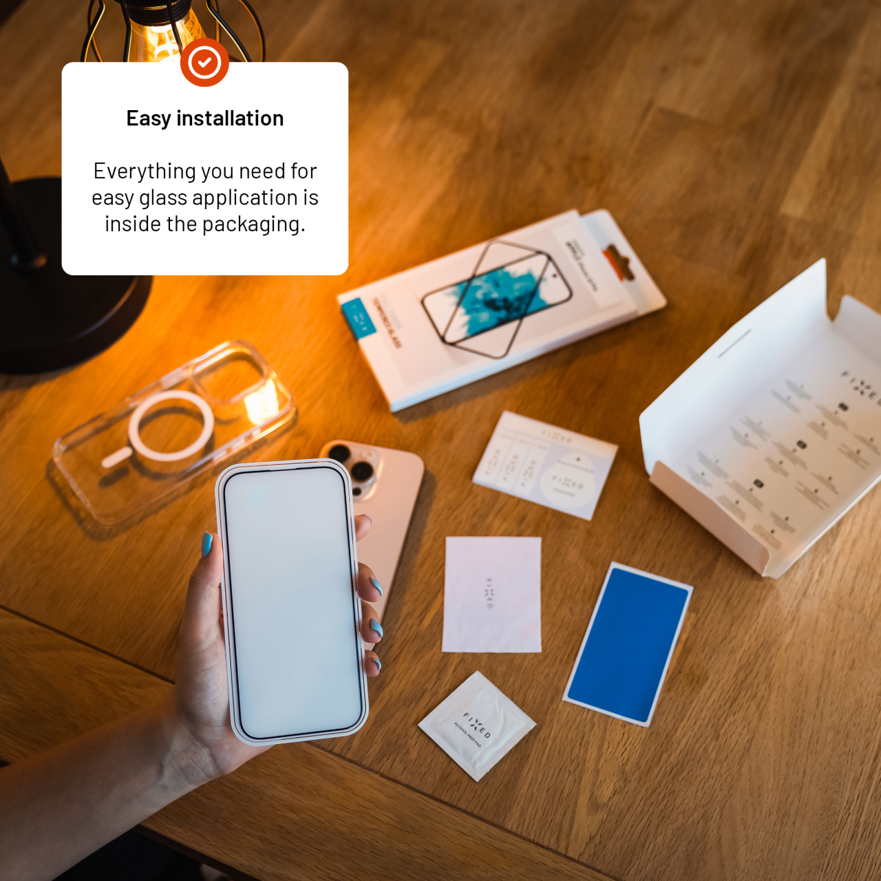 Ochranné sklo FIXED Full-Cover pre Samsung Galaxy A36 5G/A56 5G, čierne