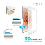 Ochranné tvrdené sklo FIXED 3D Full-Cover pre Apple iPhone 7 Plus/8 Plus, s lepidlom cez celý displej, biele, 0,33 mm