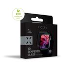 Ochranné tvrdené sklo FIXED 3D Full-Cover pre Apple Watch 40 mm s aplikátorom, s lepidlom na celý displej, čierne