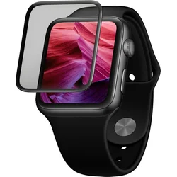 Ochranné tvrdené sklo FIXED 3D Full-Cover pre Apple Watch Series 8 41 mm s aplikátorom, čierne