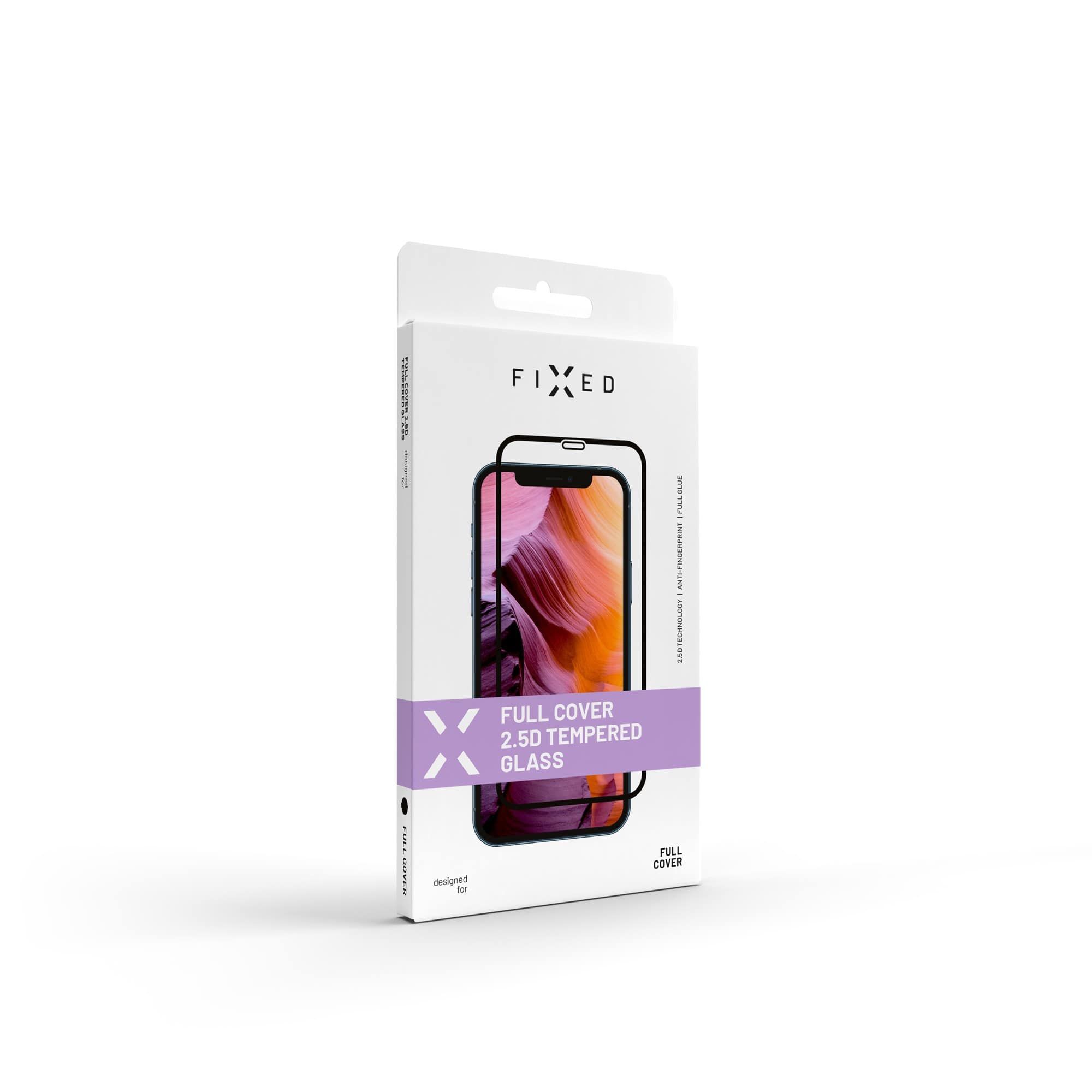 Ochranné tvrdené sklo FIXED Full-Cover pre Apple iPhone 14 Pro Max, priľnavé na celý displej, čierne