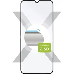 Ochranné tvrdené sklo FIXED Full-Cover pre Infinix Smart 6 HD, priľnavé na celý displej, čierne