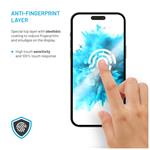 Ochranné tvrdené sklo FIXED Full-Cover pre Motorola Moto G15/Power, čierne