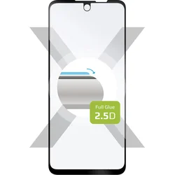 Ochranné tvrdené sklo FIXED Full-Cover pre Motorola Moto G41, priľnavé na celý displej, čierne