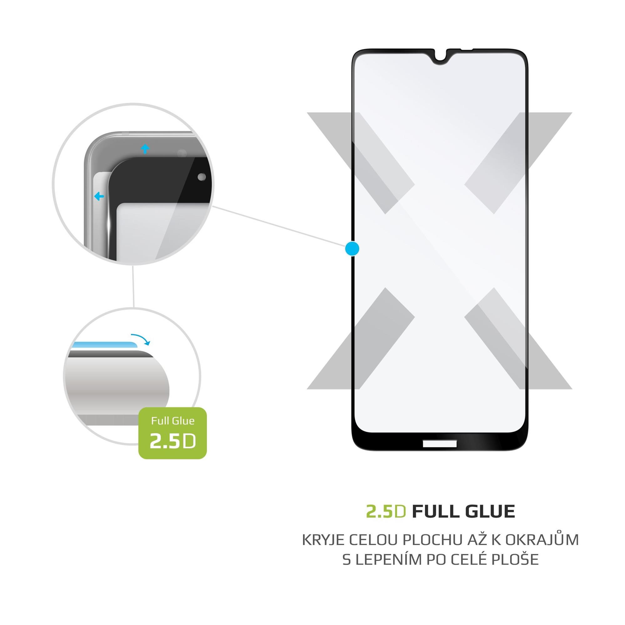 Ochranné tvrdené sklo FIXED Full-Cover pre Nokia G10, lepenie cez celý displej, čierne FIXGFA-773-BK