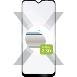 Ochranné tvrdené sklo FIXED Full-Cover pre Realme C30, priľnavé na celý displej, čierne