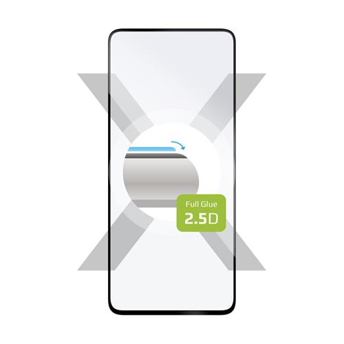 Ochranné tvrdené sklo FIXED Full-Cover pre Realme GT Master Edition, lepidlo na celý displej, čierne
