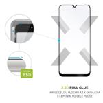 Ochranné tvrdené sklo FIXED Full-Cover pre Samsung Galaxy A22 5G, lepenie cez celý displej, čierne FIXGFA-671-BK
