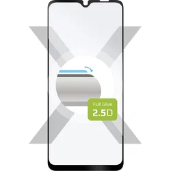 Ochranné tvrdené sklo FIXED Full-Cover pre Samsung Galaxy M02, priľnavé na celý displej, čierne