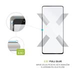 Ochranné tvrdené sklo FIXED Full-Cover pre Samsung Galaxy M52 5G, priľnavé na celý displej, čierne