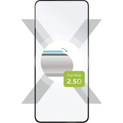 Ochranné tvrdené sklo FIXED Full-Cover pre Xiaomi Xiaomi POCO M4 5G, lepidlo na celý displej, čierne