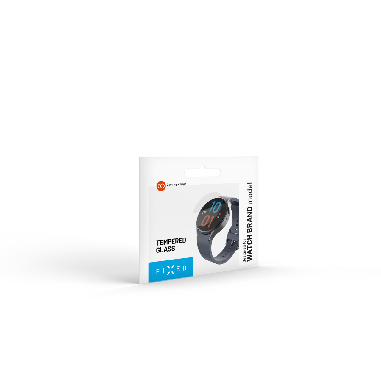 Ochranné tvrdené sklo FIXED pre inteligentné hodinky Amazfit T-Rex 3, 2 ks v balení, číre