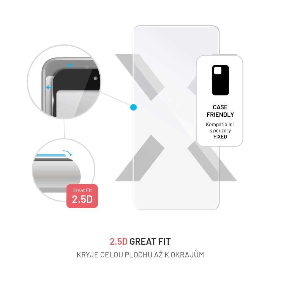 Ochranné tvrzené sklo FIXED pro Samsung Galaxy A35 5G, čiré
