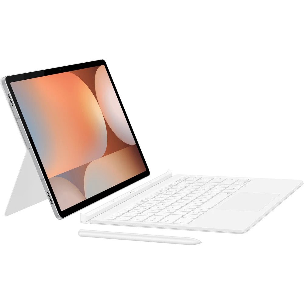 Ochranný kryt Samsung s klávesnicou a touchpadom pre Tab S10+/S9+/S9 FE+ biely