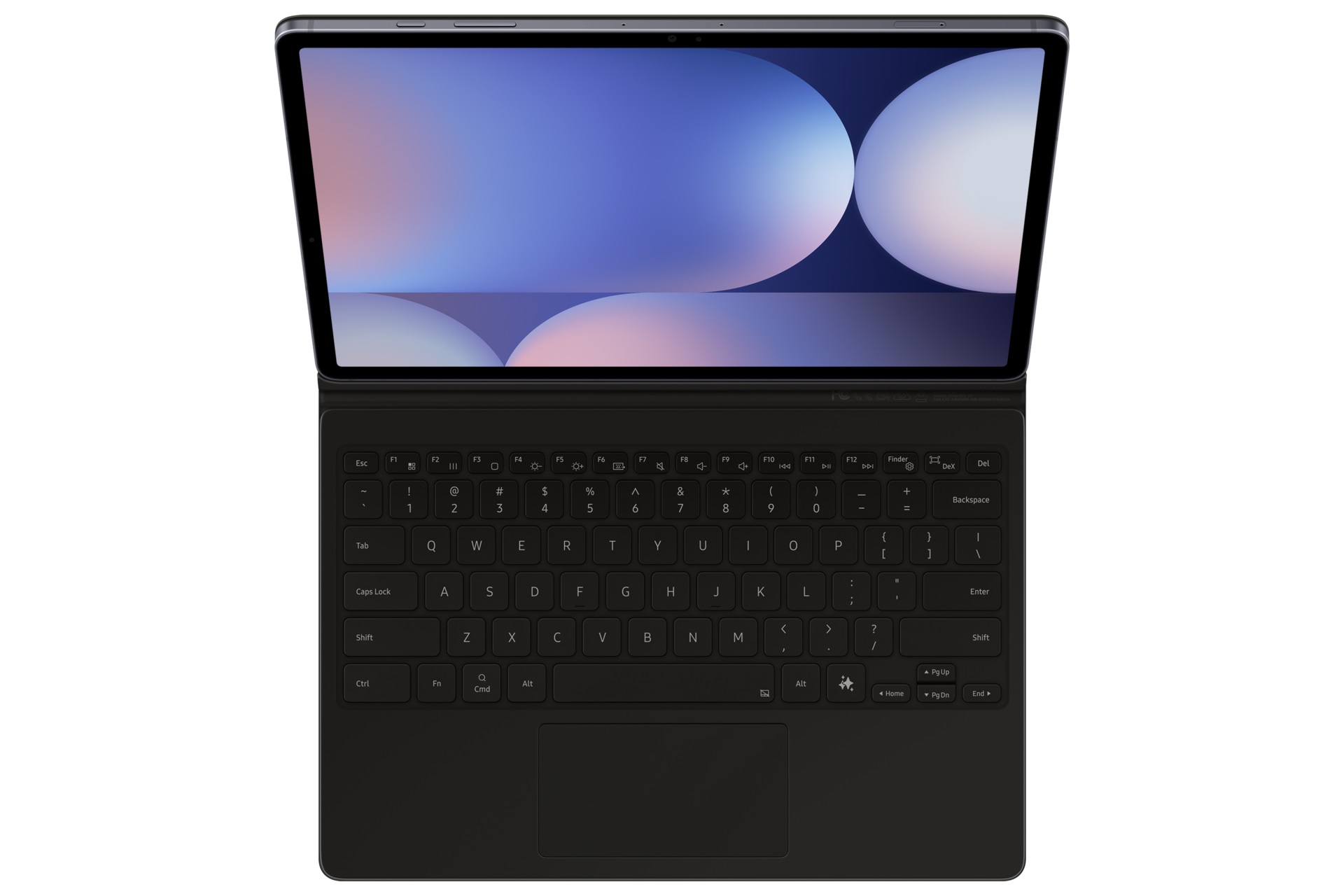 Ochranný kryt Samsung s klávesnicou a touchpadom pre Tab S10+/S9+/S9 FE+ čierny