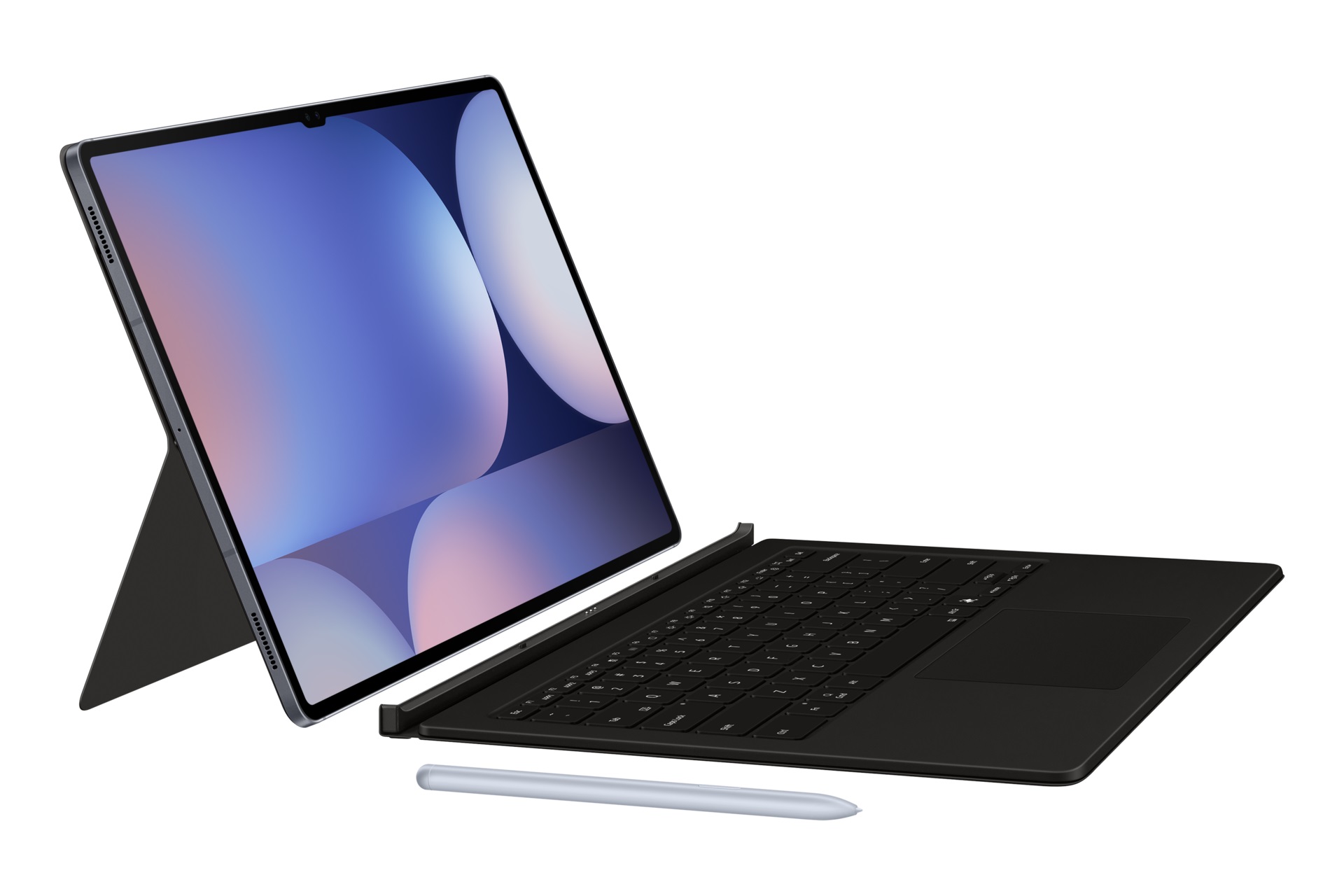 Ochranný kryt Samsung s klávesnicou a touchpadom pre Tab S10 Ultra/S9 Ultra čierny