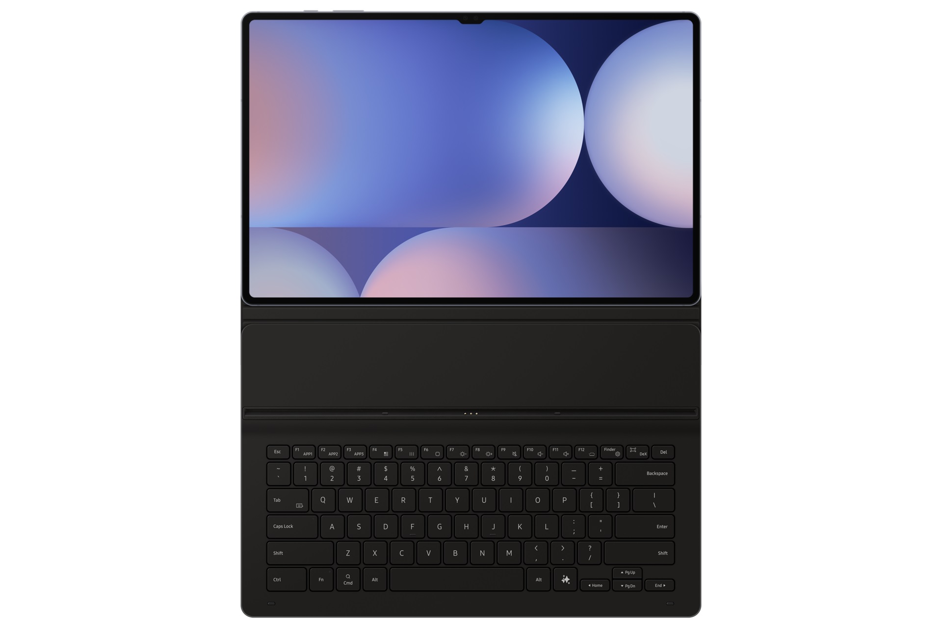 Ochranný kryt Samsung s klávesnicou pre Tab S10 Ultra/S9 Ultra čierny