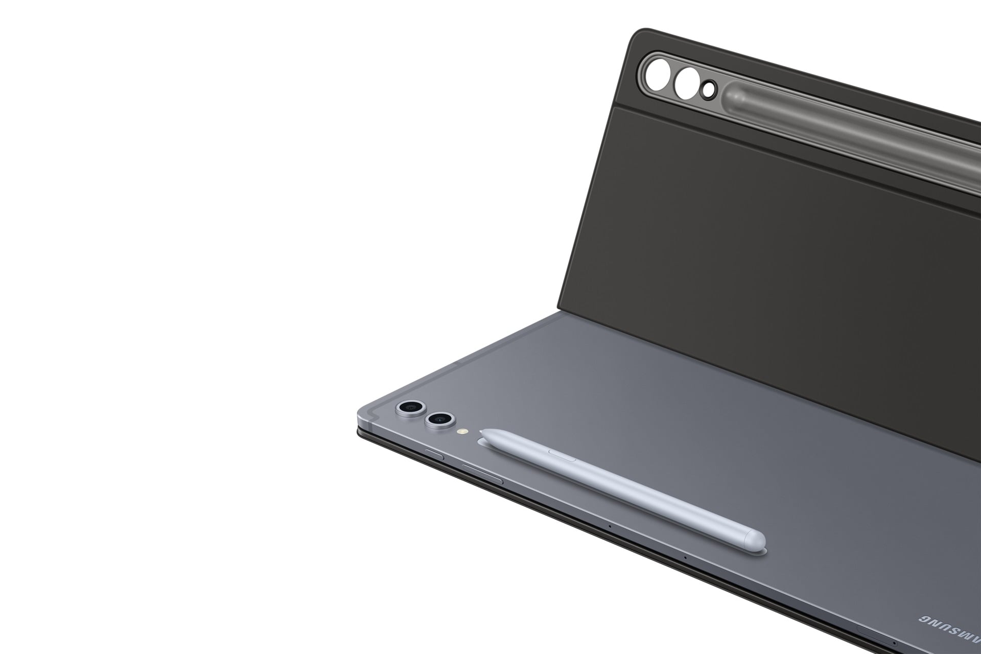 Ochranný kryt Samsung s klávesnicou pre Tab S10 Ultra/S9 Ultra čierny