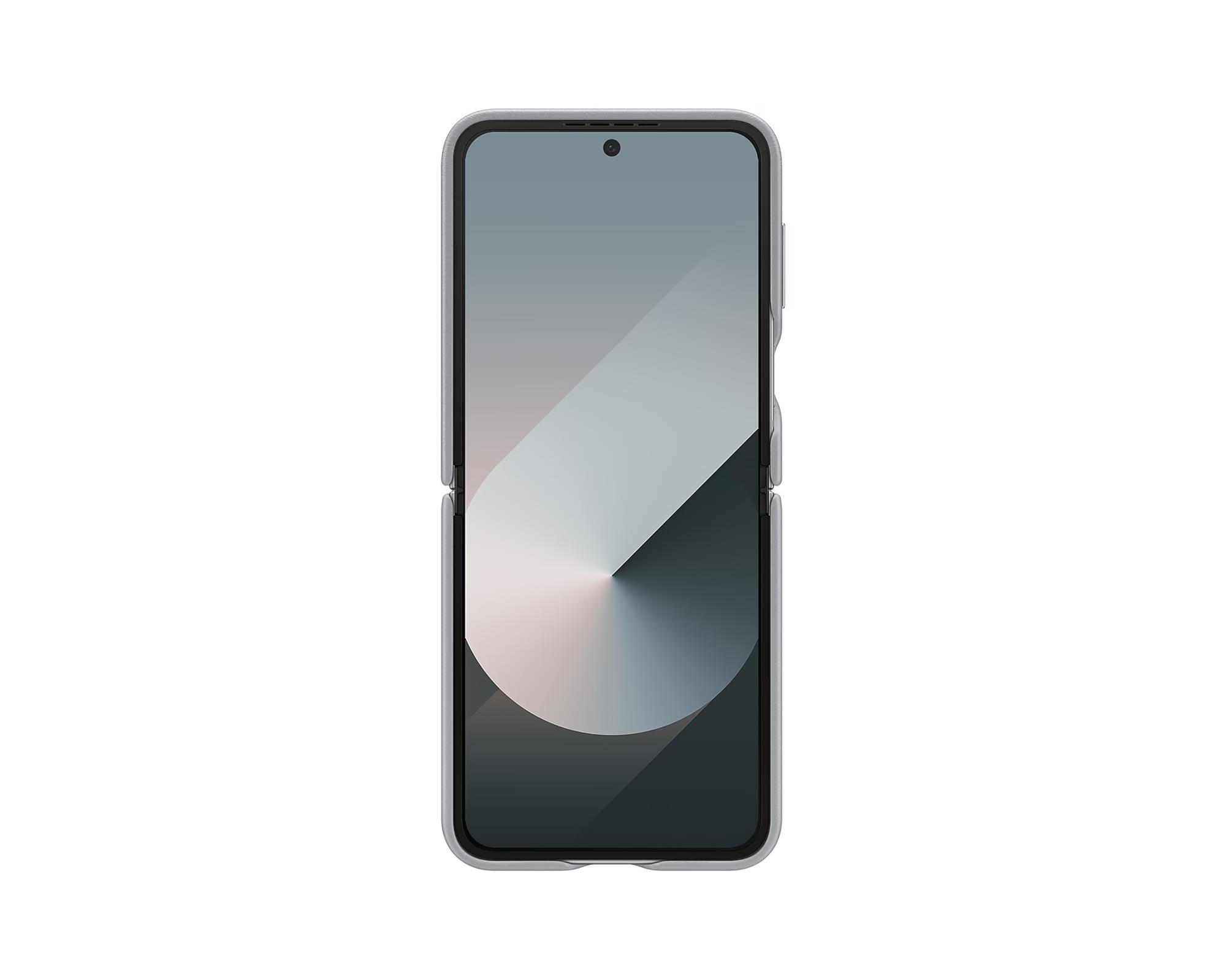 Ochranný kryt Samsung z vegánskej kože pre Z Flip6 Grey
