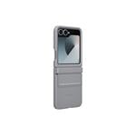 Ochranný kryt Samsung z vegánskej kože pre Z Flip6 Grey