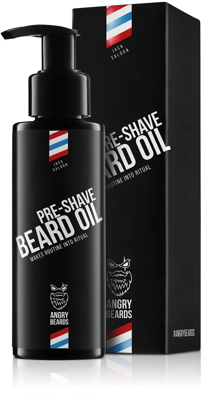Olej pred holením Angry Beards Jack Saloon 100 ml