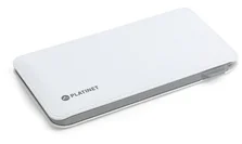 Omega Platinet 6000mAh Leather Li-pol, bílá