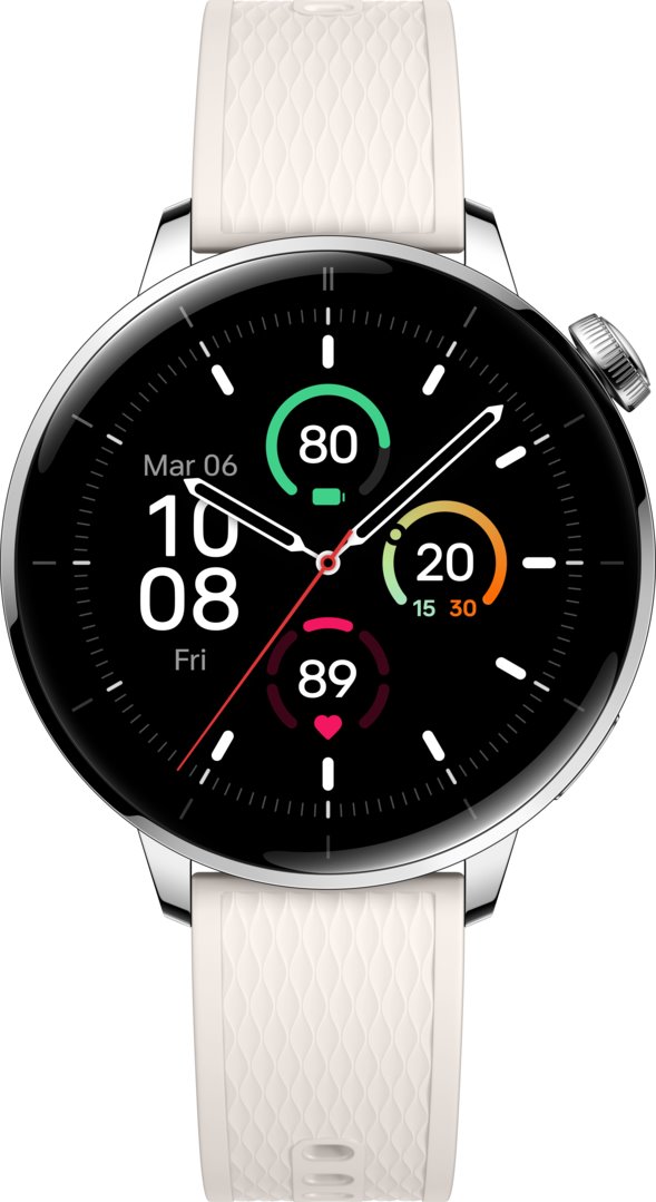 OnePlus Watch 3 43mm, Silver Steel