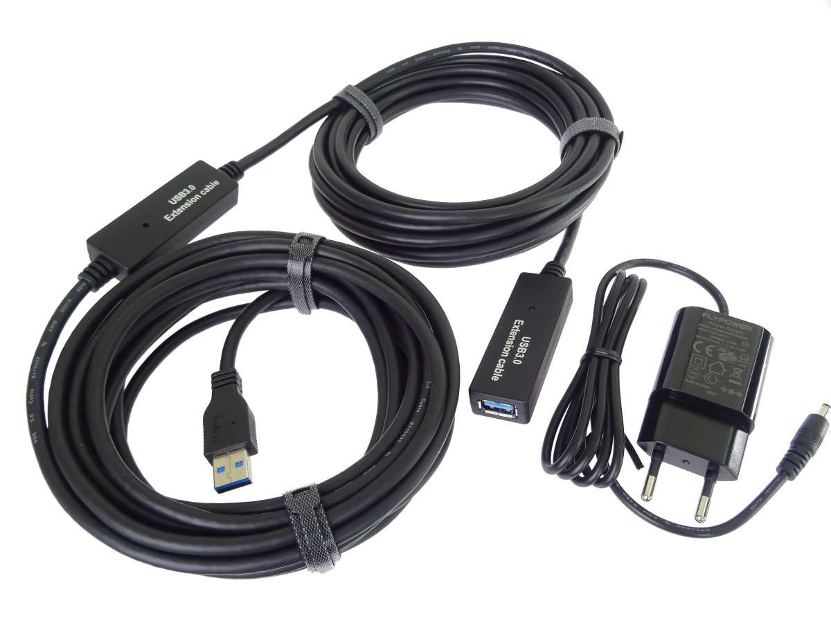 Opakovač a predlžovací kábel PremiumCord USB 3.0 A/M-A/F 20 m