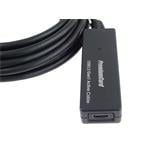 Opakovač a predlžovací kábel PremiumCord USB-C samec - samica, 5Gb/s 5 m