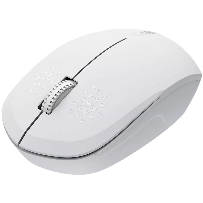 Optická bezdrôtová myš CANYON MW-4, 1200 dpi, 3 dpi, Bluetooth, batéria AA, biela