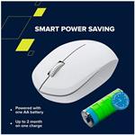 Optická bezdrôtová myš CANYON MW-4, 1200 dpi, 3 dpi, Bluetooth, batéria AA, biela
