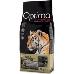 OPTIMAnova Cat Adult Chicken & Rice 8 kg granule pro kočky