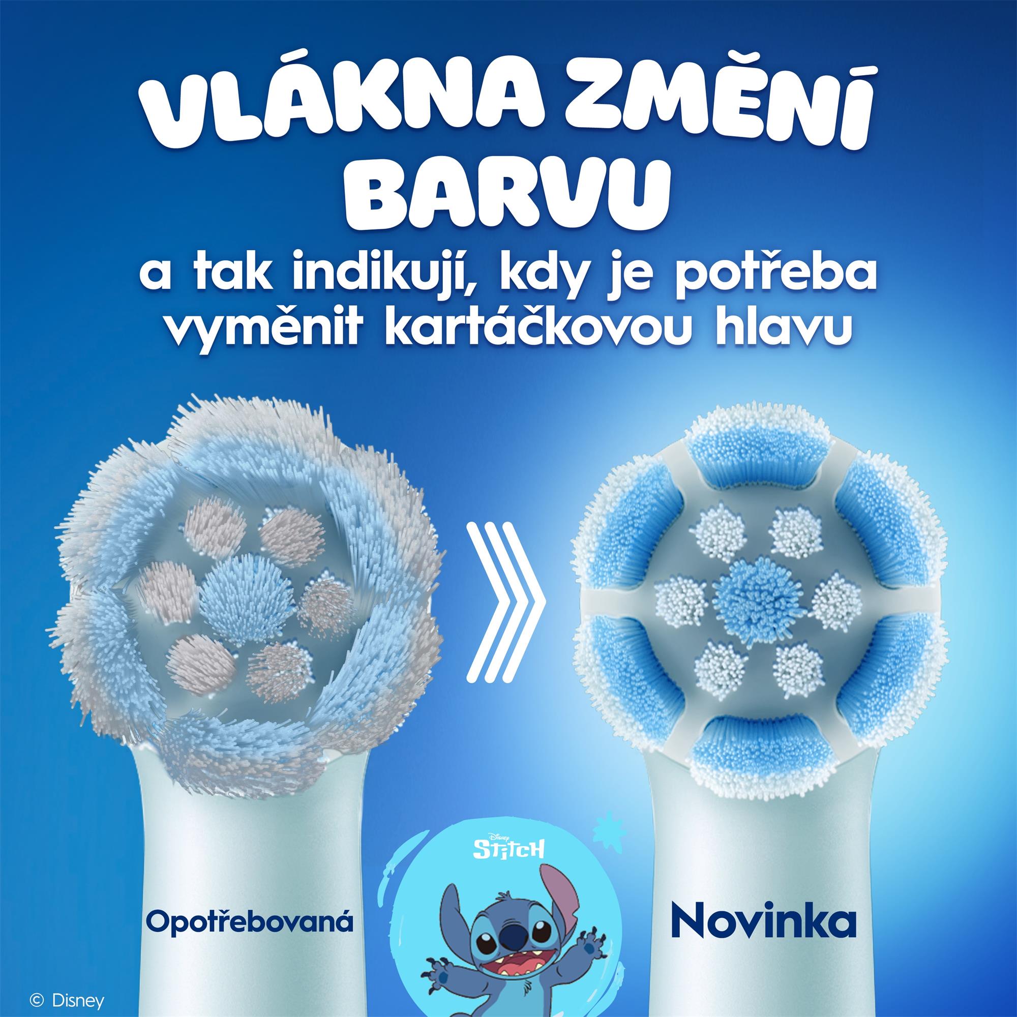 Oral-B iO Kids Stitch Náhradní hlavice, 4 ks