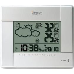 OREGON Meteostanice BAR386 , Předpověď počas, teplota, budík