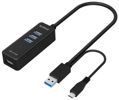 ORICO H4019-U3-BK OTG 4 port USB3.0 hub