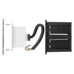 Orientačné zapustené svietidlo LED AMAL 80×80, 1,5 W tep. Biela, IP65