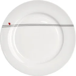 Orion Talíř porcelán dezertní SRDÍČKA, 19 cm, sada 6 ks