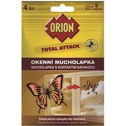 Orion Total Attack okenní mucholapka 4ks