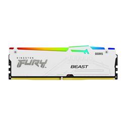 Paměť Kingston FURY™ Beast DDR5 RGB 16GB 5600MHz, AMD EXPO, bílá