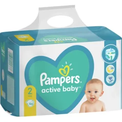 Pampers Active detské plienky veľkosť 2, 4kg-8kg, 96ks