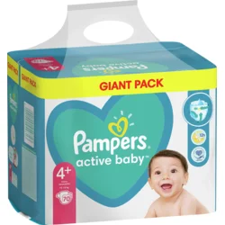 Pampers Active detské plienky veľkosť 4 , 10kg-15kg, 70ks