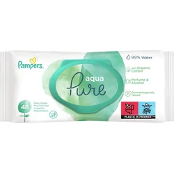 Pampers Aqua Pure detské čistiace obrúsky 48ks