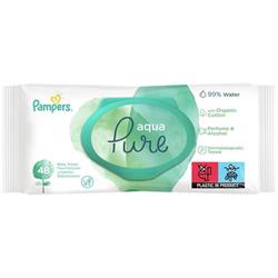 Pampers Aqua Pure Dětské Čisticí Ubrousky 48ks