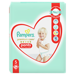 Pampers Plenkové Kalhotky Premium Care Velikost 5, 34 Kusů, 12kg-17kg