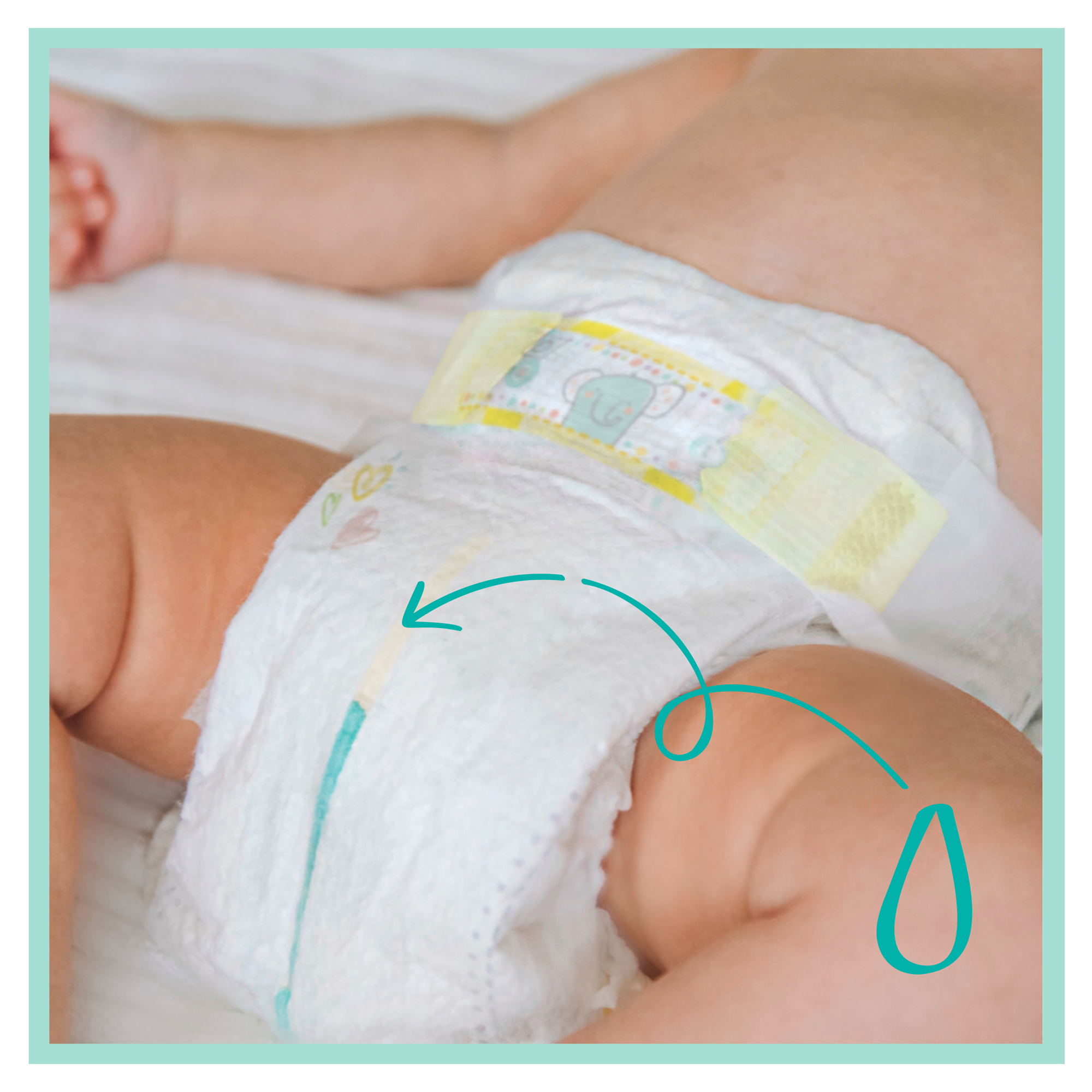 Pampers Premium Care Plenky Velikost 4, 9kg-14kg, 52ks