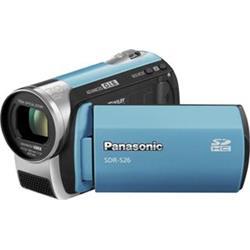 PANASONIC kamera SDR S26EP-A, SDHC flash, 70x zoom, modrá, MPEG2 v DVD kvalitě